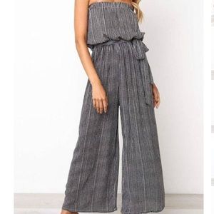 Strapless jumpsuit